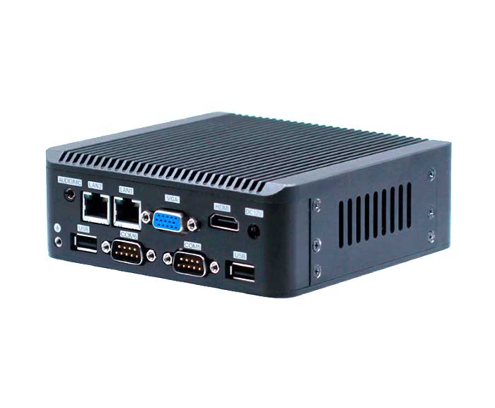 Thin Client PC Celeron J4125 N4100 2 Lan 6*Com 1*DDR4 8GB 1*VGA 1*HD Nano Mini PC